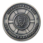 Saskatoon  Sk Canadian Numismatic Association Silver Medal 1973