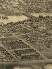 Bird s Eye View 1889 Victoria Canada Vintage Style City Map - 16x24