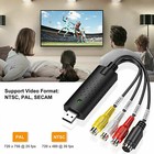 Usb 2 0 Audio Video Vhs To Dvd Vcr Pc Converter Adapter Digital Capture Card Lot