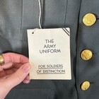Vintage Us Army Serge Green Dress Uniform Coat 36r Jacket Military Class A 80s
