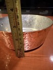 Heavy French Hammered Copper Sauce Pan Tin Lining Cast Iron Handle 3mm