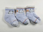 Bombas Toddler Penguin Fuzzy Top Socks Lot Of 3 Pairs Size T