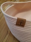 J joo Pink  moses  Basket Diaper Changing Station