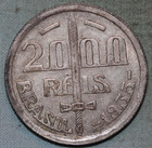 Brazil 1935   Silverv 2000 Reis  99    Tracked Shipping
