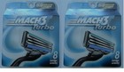 16 Gillette Mach3 Turbo Razor Blades Refills Shaver Cartridges 8 2 Fit M3 Power