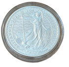 2021 Great Britain 1 Oz  999 Fine Silver Britannia Queen Elizabeth 2 Pounds