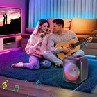 6000w Portable Bluetooth Speaker Subwoofer Heavy Bass Sound Led Party System Aux