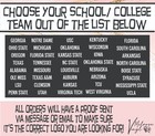 School college Team Logo Vinyl Decal Sticker For Cars windows cups