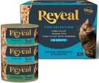 4pack Reveal Fish Variety Pack Wet Cat Food In Broth 12-ct  3-flavor  High Pro