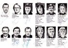 1981 Team Sweden Auto Signed 4x6 Program 23 Total Sigs Pelle Lindbergh Psa dna