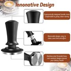 58mm Coffee Espresso Tamper With Wdt Tool  Calibrated Spring Loaded  58mm       