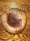 Vintage Frank Hayes Baseball Catchers Glove Mitt Buckle Back Early 1930s Leather