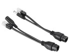 Adapter Cable Poe Splitter Kit 5pcs Poe Injector  Dc12v Poe Standard Network