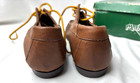 Vintage Best Of Maine Leather Boat Deck Shoes Moccasins Sz 10m Brown Crepe Soles