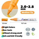  permanent Paint Markers Paint Pens For Plastic Metal oil Based Paint Marker    