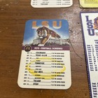 Vintage  1974 And 1980   6 Other Lsu Tigers Pocket Mini  Football Old Schedule