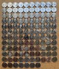 117 Piece Lot Canada Five Cents Km 60 1 1965   1966 5c Most Gem Proof-like Unc