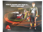 Jeff Gordon Signed 2014  24 Axalta Simpley Brilliant Chevy Nascar 8x10 Hero Card