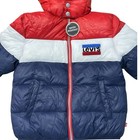 Levi s Big Kids Crop Puffer Hooded Jacket Unisex Size Medium 10 - 12 Yrs Old Nwt