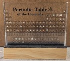 Periodic Table With Real Embedded Elements Acrylic Display 4 5x6 W lightup Base