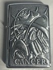 Zippo 1998 Barrett Smythe Zodiac Series Cancer Emblem Lighter Unfired N Box D682