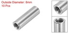 10pcs Round Connector Nuts M5x20x8mm Coupling Nut Sleeve Rod Bar Stud Nut