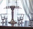 Original Absinthe Glass  Set Of 4 Glasses - Vintage Reservoir Pontarlier Style