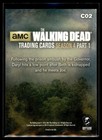 2016 Cryptozoic Walking Dead Season 4 Part 1 Character Bio  c02 Daryl Dixon