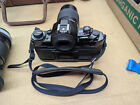 Huge Lot - Canon A-1 35mm Film Camera Bundle - Lenses  Filters  Flash  And More