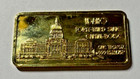 Silver 1 Oz 24k Gold Stain 999 Fine Silver Idaho 43rd State Silver Bar