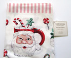 Southern Living Christmas Santa Mug Retro Kitsch Cotton Kitchen Towel Nwt