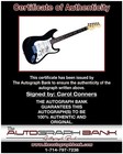 Carol Conners Authentic Signed Electric Guitar W  Certificate Autographed 121a1