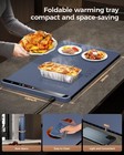 Food Warming Mat - Electric Fast Heat Silicone Tray With Adjustable Temperature