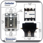 Appli Parts Apac-360120 Heavy Duty 3 Poles Contactor 60 Amp 120 Volts Coil Repla