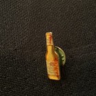 Vintage Miller High Life Beer Bottle Gold Enamel Lapel Pin