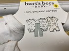 Burt s Bees Baby Infant 4 Piece Set Nb-12m Assorted Patterns Organic Cotton New
