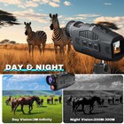 Monocular Night Vision Device 1080p Infrared 10x Digital Zoom Hunting Telescope