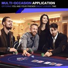10 Player Poker Table 86  Folding Casino Blackjack Texa Holdem Table Plywood