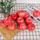 Fake Fruit Artificial Apples  Set Of 12 Decorative Fruit Lifelike Faux Apples   