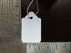 Garage Sale Price Tags Size  5 Blank White Merchandise Hang String Strung