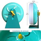 Lazyyzal Hamster Silent Wheel  Super-silent Small Animal Exercise Wheel Blue A