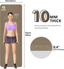 Extra Thick Nbr Yoga Mat Non Slip 72 Inch High Density Exercise Mat For Pilates