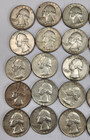 1964 D Silver Washington Quarters Full Roll  40   90  Silver