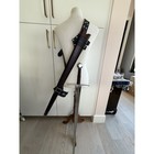 Kingston Arms Tourney Steel Longsword W Leather Baldric Harness   Scabbard Ren