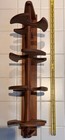 Aksel Kjersgaard Teak  Wall Coat hat Rack - Danish Design 21 75  Tall  7  Wide