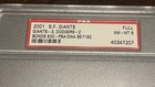 Barry Bonds 500th Home Run Signed Full Ticket Psa 8   