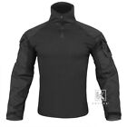 Krydex Gen3 Combat Shirt Long Sleeve W  Tactical Elbow Pads Tops Black Paintball