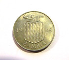 1964 Zambia 1 Shilling Unc Coin