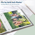 52 Pockets Photo Album Vegan Leather Cover Pictures Albums Book For 8x10 Photos