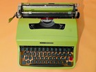 Working Typewriter Olivetti Lettera 32 Special Edition Green Typewriter Manual